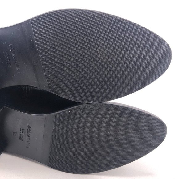 Aquatalia Black Leather Riding Boots 10 - Picture 11 of 11